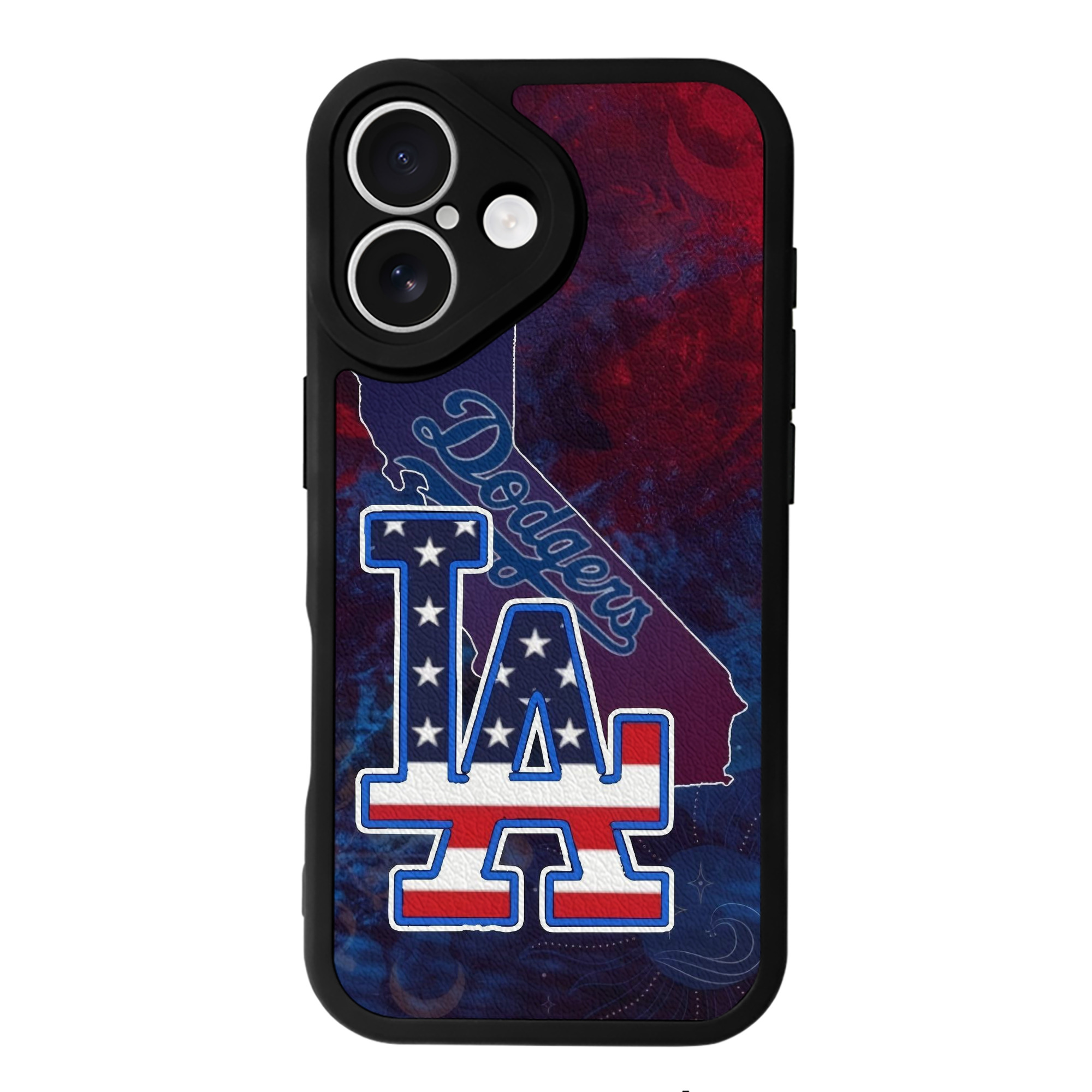  IPhone 16 Silicone Leather Case – UV Print, Lambskin Texture – Perfect Fit, Wireless Charging Compatible, Scratch Resistant, Precise Cutouts – Stylish Protection For IPhone 16